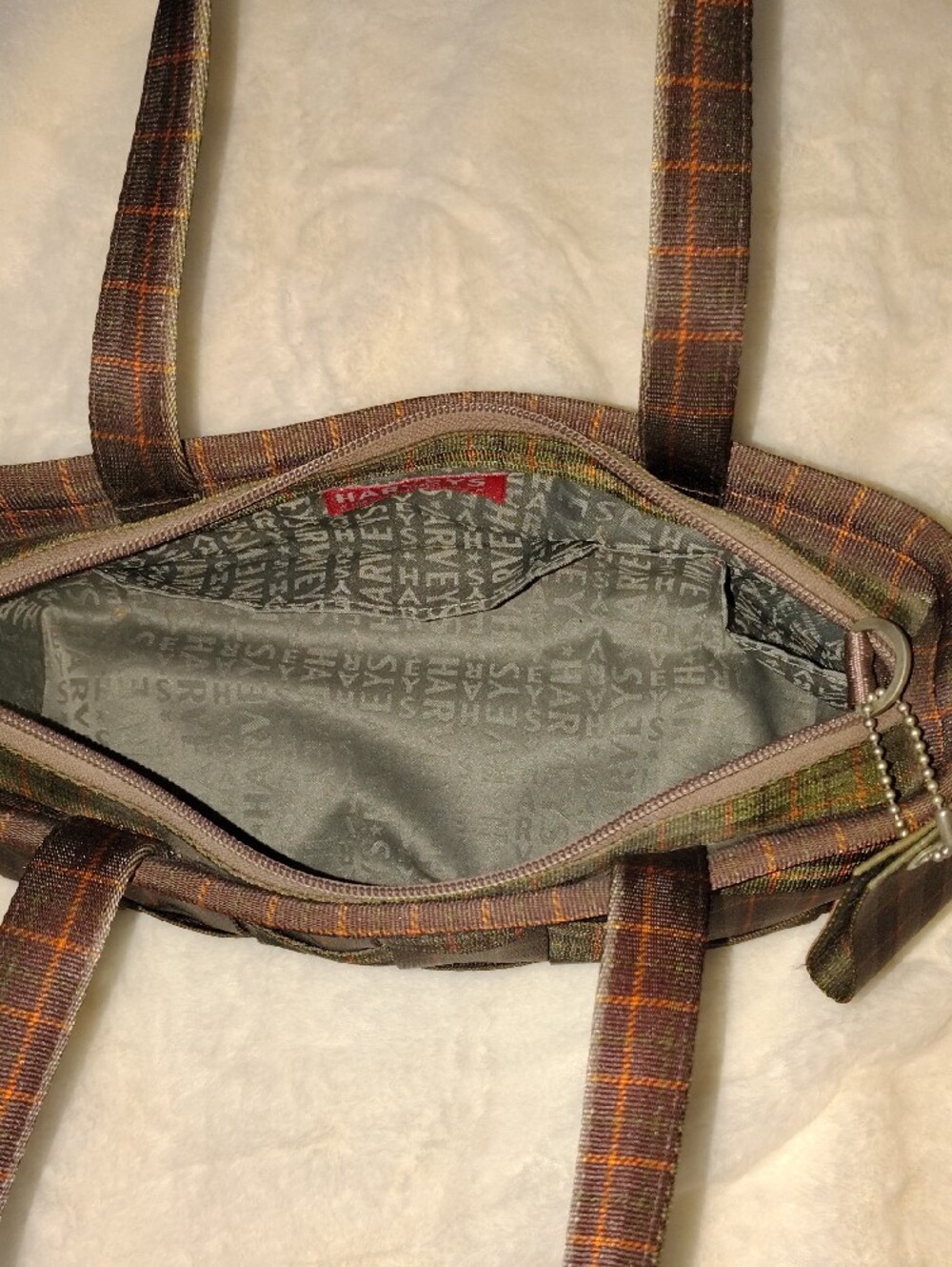 Harveys Plaid Woven Bag - Picture 6 of 7